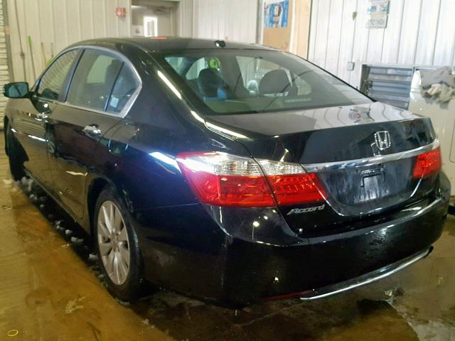 1HGCR2F81EA118850 - 2014 HONDA ACCORD EXL BLACK photo 3