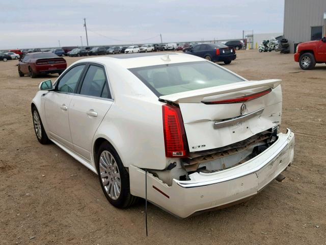 1G6DP5E38C0154797 - 2012 CADILLAC CTS PREMIU WHITE photo 3