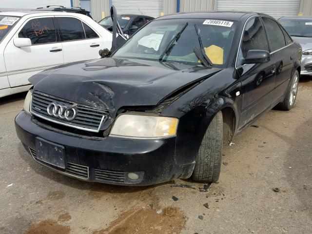 WAUCD64B54N087707 - 2004 AUDI A6 S-LINE BLACK photo 2