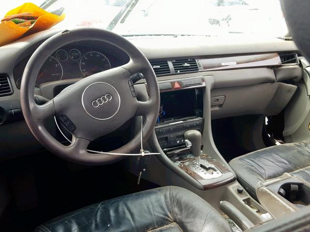 WAUCD64B54N087707 - 2004 AUDI A6 S-LINE BLACK photo 9