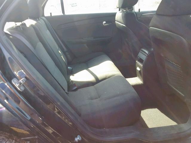 1G1ZC5E1XBF286817 - 2011 CHEVROLET MALIBU 1LT შავი ფოტო 6