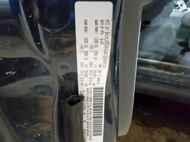 1J8HG48K17C685901 - 2007 JEEP COMMANDER 黑色 照片 10