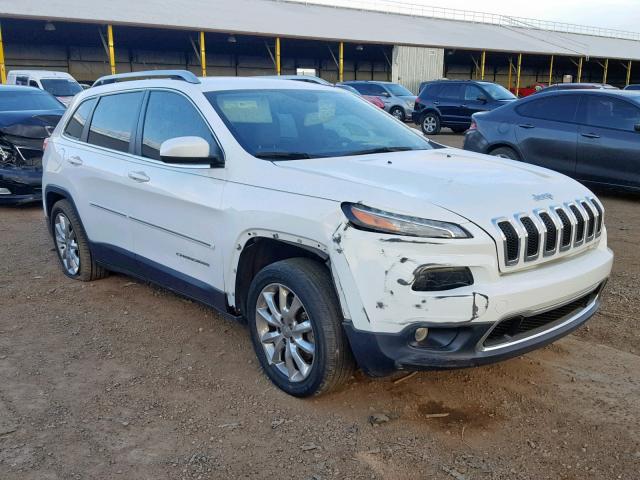 1C4PJLDS0FW548689 - 2015 JEEP CHEROKEE L WHITE photo 1