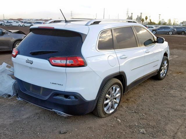 1C4PJLDS0FW548689 - 2015 JEEP CHEROKEE L WHITE photo 4