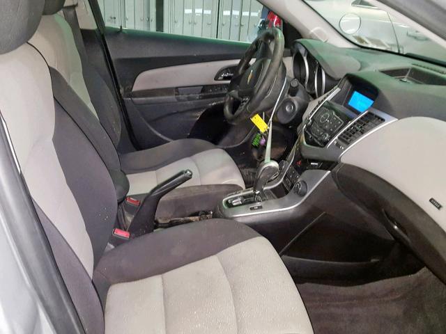 1G1PC5SH4C7279074 - 2012 CHEVROLET CRUZE LS SILVER photo 5