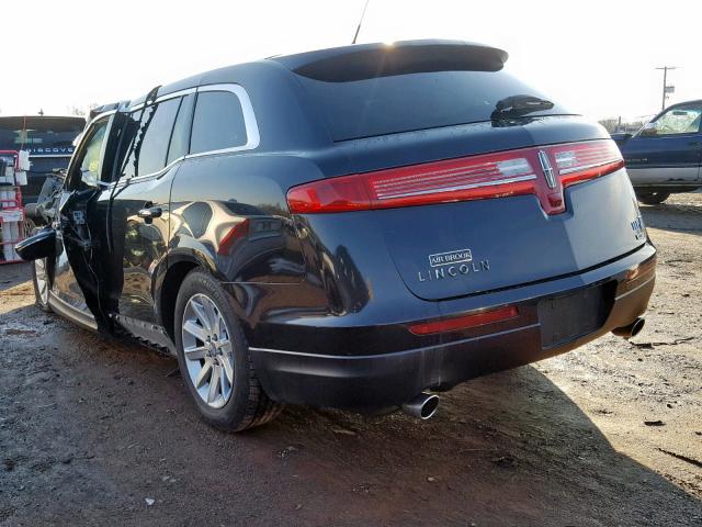 2LMHJ5NK9FBL03521 - 2015 LINCOLN MKT BLACK photo 3