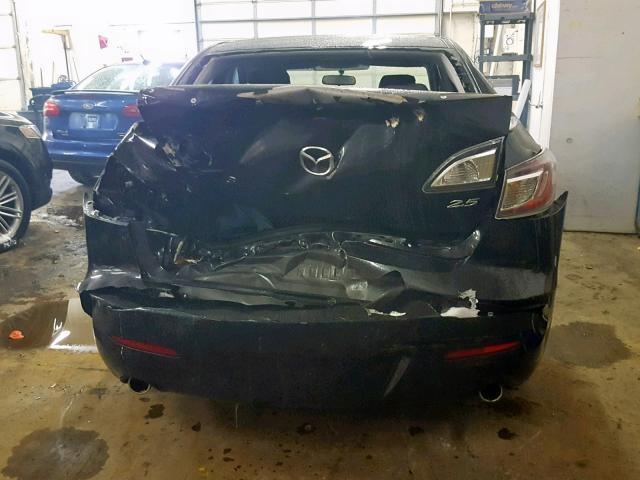 JM1BL1U53B1486313 - 2011 MAZDA 3 S BLACK photo 9