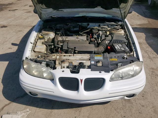 1G2NE52T3VC863803 - 1997 PONTIAC GRAND AM S WHITE photo 7