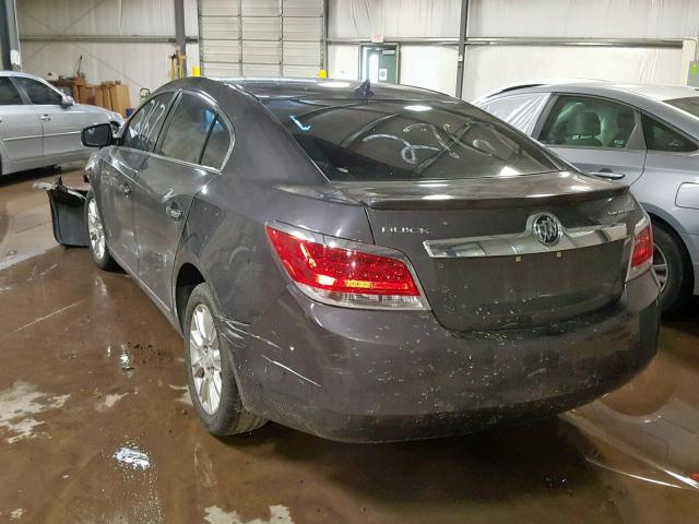 1G4GC5ER5CF351042 - 2012 BUICK LACROSSE GRAY photo 3