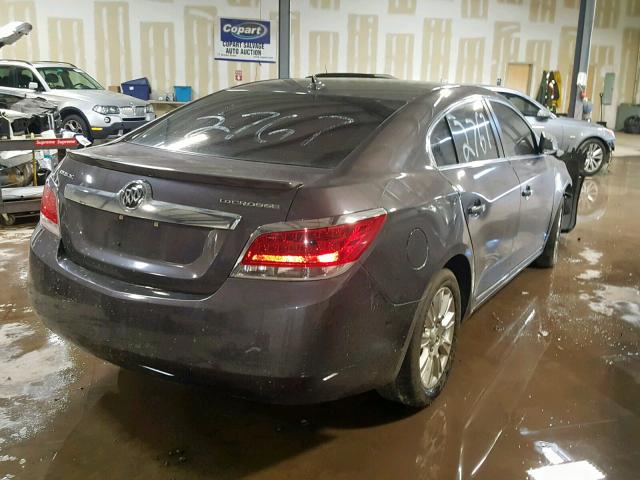 1G4GC5ER5CF351042 - 2012 BUICK LACROSSE GRAY photo 4