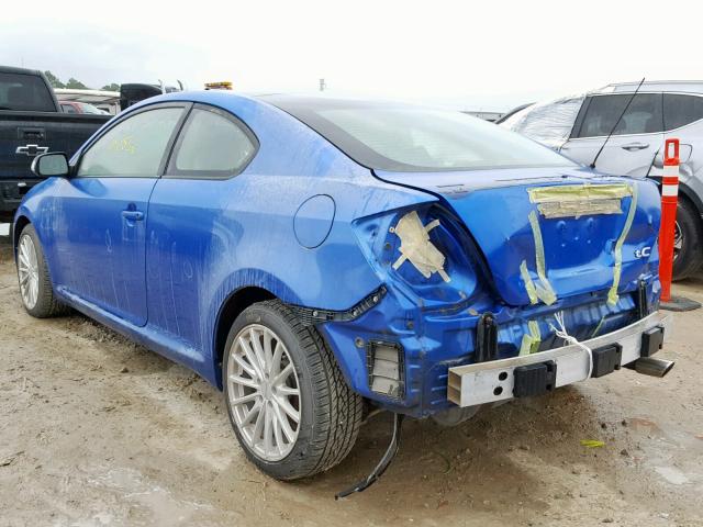 JTKDE167160130433 - 2006 TOYOTA SCION TC ლურჯი ფოტო 3