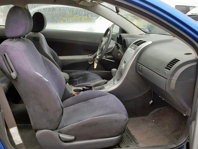 JTKDE167160130433 - 2006 TOYOTA SCION TC ლურჯი ფოტო 5