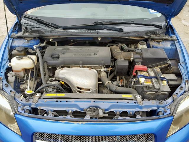 JTKDE167160130433 - 2006 TOYOTA SCION TC ლურჯი ფოტო 7