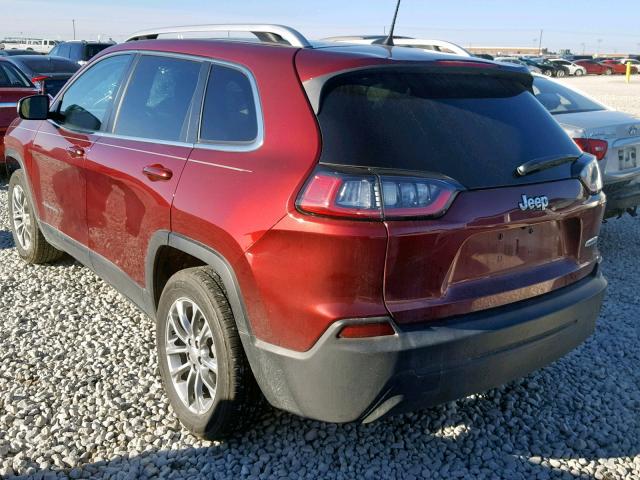 1C4PJLLB7KD242032 - 2019 JEEP CHEROKEE L RED photo 3