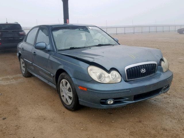 KMHWF25H55A125897 - 2005 HYUNDAI SONATA GL BLUE photo 1