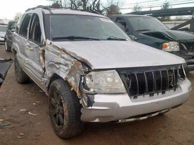 1J4GW58N34C322186 - 2004 JEEP GRAND CHER SILVER photo 1