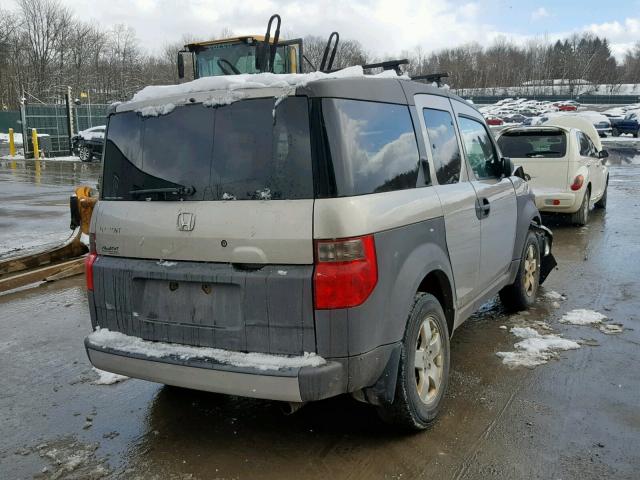 5J6YH28543L018165 - 2003 HONDA ELEMENT EX GOLD photo 4