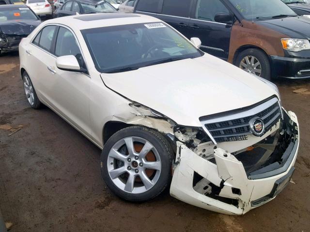 1G6AG5RX7E0172811 - 2014 CADILLAC ATS WHITE photo 1