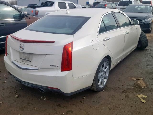 1G6AG5RX7E0172811 - 2014 CADILLAC ATS WHITE photo 4