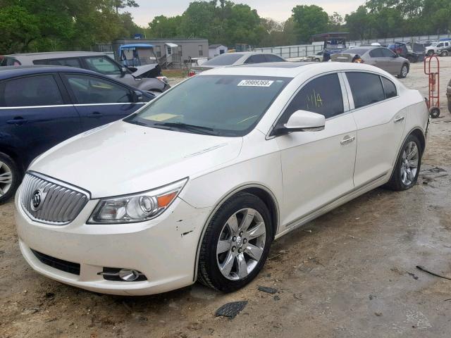 1G4GE5ED5BF254520 - 2011 BUICK LACROSSE C WHITE photo 2