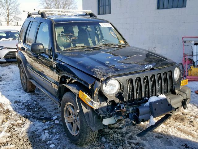 1J4GL38K75W632893 - 2005 JEEP LIBERTY RE BLACK photo 1