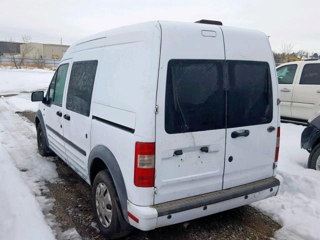 NM0KS9BN8AT017593 - 2010 FORD TRANSIT CO WHITE photo 3