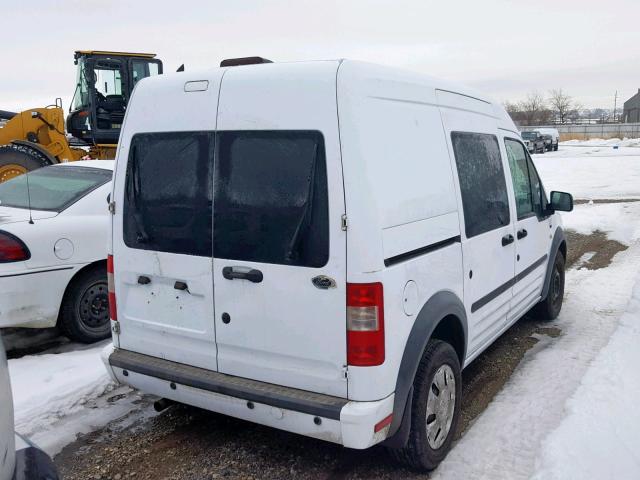 NM0KS9BN8AT017593 - 2010 FORD TRANSIT CO WHITE photo 4