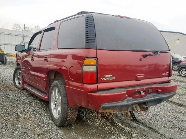 1GKEK63UX5J107399 - 2005 GMC YUKON DENA BURGUNDY photo 3