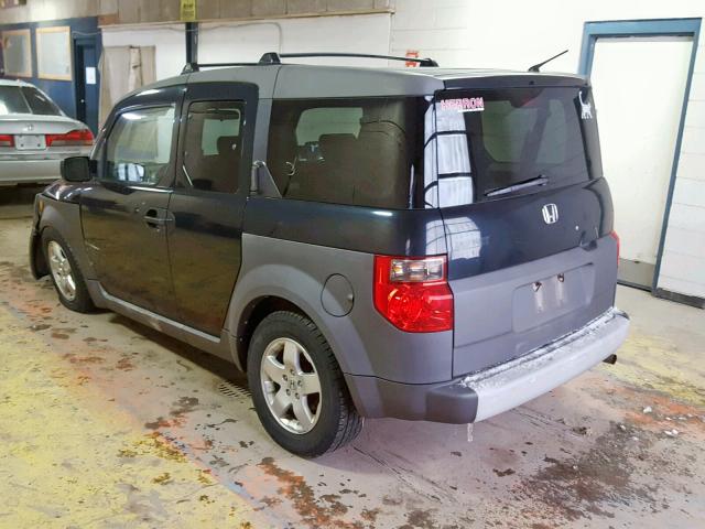 5J6YH28573L007905 - 2003 HONDA ELEMENT EX BLACK photo 3