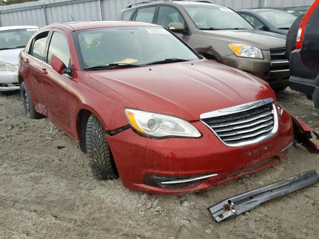 1C3CCBAB2CN195854 - 2012 CHRYSLER 200 LX RED photo 1