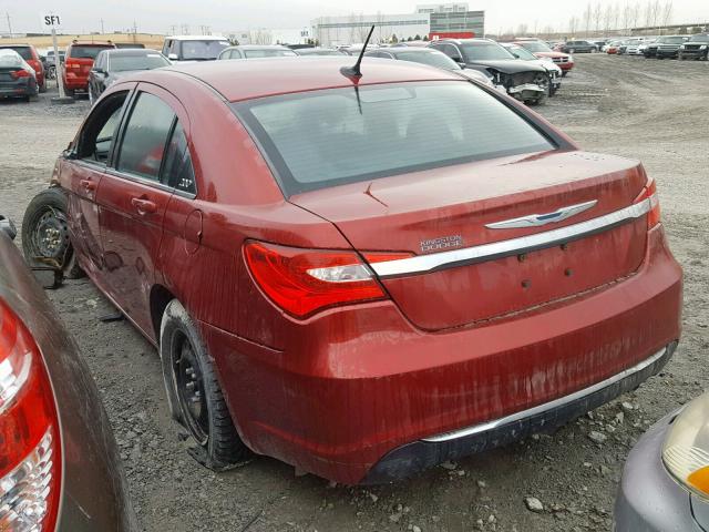 1C3CCBAB2CN195854 - 2012 CHRYSLER 200 LX RED photo 3