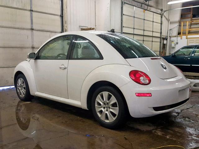 3VWPW31C79M513695 - 2009 VOLKSWAGEN NEW BEETLE თეთრი ფოტო 3