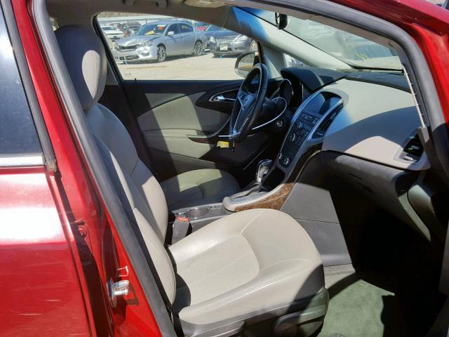 1G4PR5SK7C4193577 - 2012 BUICK VERANO CON BURGUNDY photo 5