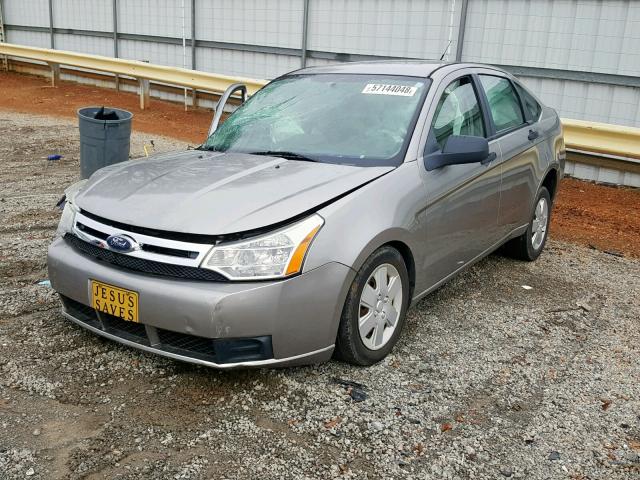 1FAHP34N08W236460 - 2008 FORD FOCUS S/SE GRAY photo 2