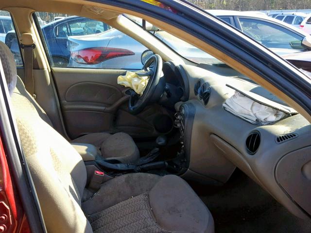 1G2NF52EX3M574276 - 2003 PONTIAC GRAND AM S BURGUNDY photo 5