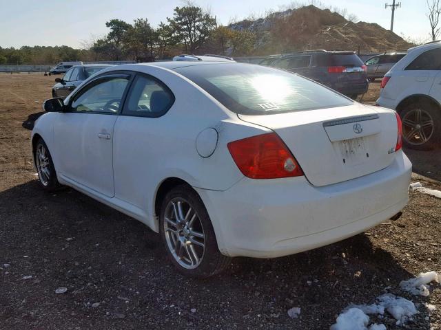 JTKDE177650029773 - 2005 TOYOTA SCION TC თეთრი ფოტო 3