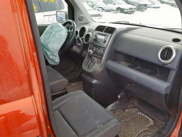 5J6YH28513L800892 - 2003 HONDA ELEMENT EX ORANGE photo 5