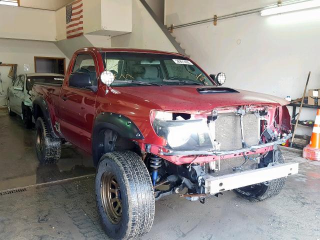 5TEPX42NX5Z079016 - 2005 TOYOTA TACOMA RED photo 1