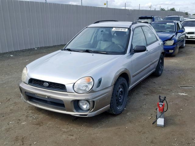 JF1GG68592H827051 - 2002 SUBARU IMPREZA OU SILVER photo 2