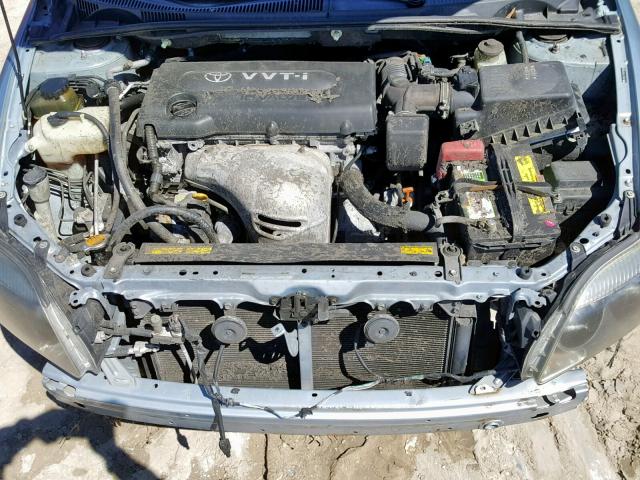 JTKDE177650049988 - 2005 TOYOTA SCION TC BLUE photo 7