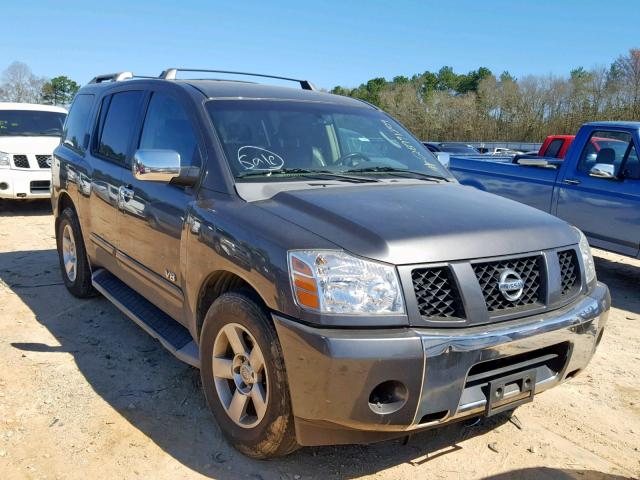 5N1BA08A87N719444 - 2007 NISSAN ARMADA SE GRAY photo 1