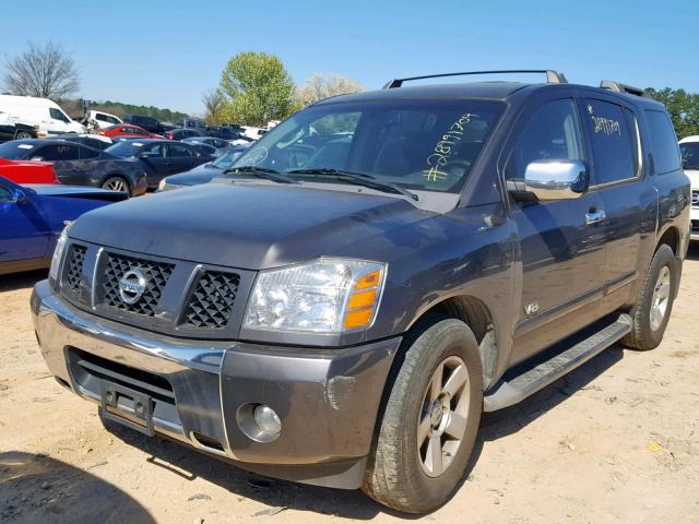 5N1BA08A87N719444 - 2007 NISSAN ARMADA SE GRAY photo 2