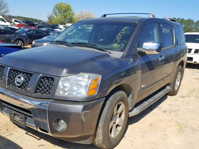 5N1BA08A87N719444 - 2007 NISSAN ARMADA SE GRAY photo 9