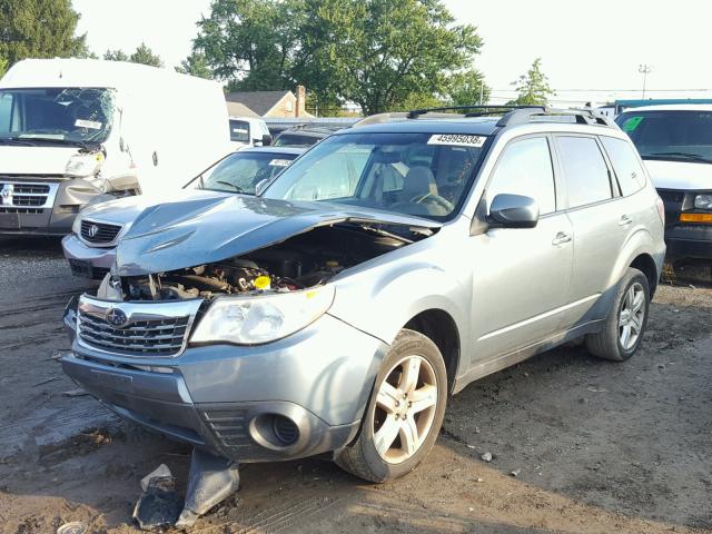 JF2SH63689H786585 - 2009 SUBARU FORESTER 2 BLUE photo 2