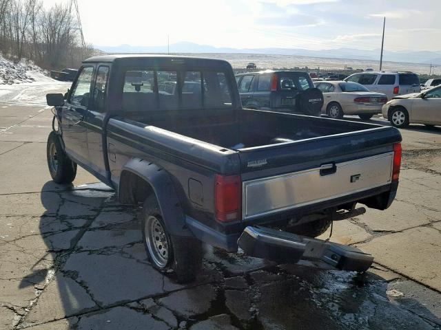 1FTCR15T8JPB54573 - 1988 FORD RANGER SUP BLUE photo 3