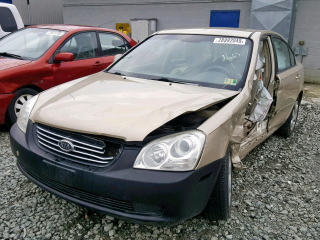 KNAGE123875131667 - 2007 KIA OPTIMA GOLD photo 2