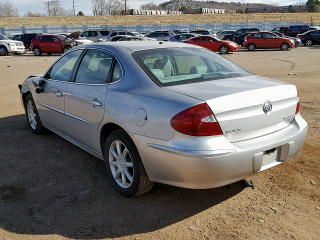 2G4WE587761276890 - 2006 BUICK LACROSSE C SILVER photo 3