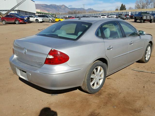 2G4WE587761276890 - 2006 BUICK LACROSSE C SILVER photo 4