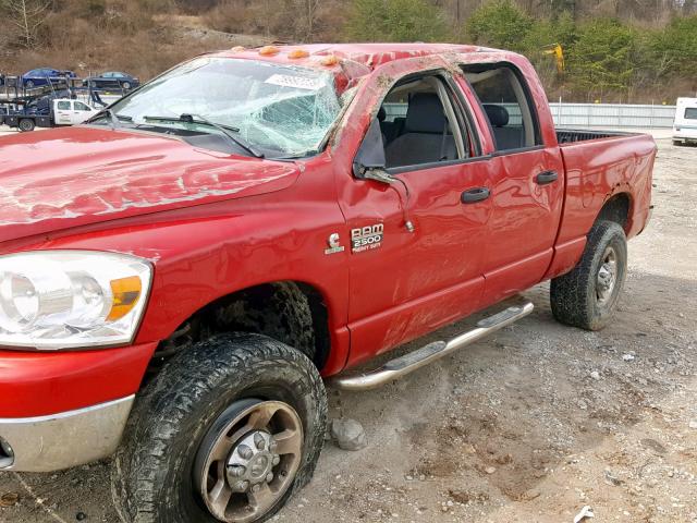 3D7KS28A18G248038 - 2008 DODGE RAM 2500 S RED photo 10