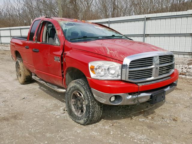 3D7KS28A18G248038 - 2008 DODGE RAM 2500 S RED photo 9